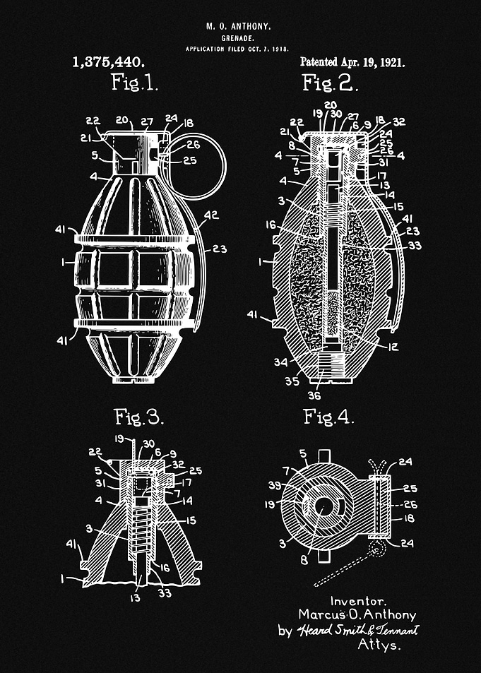 Grenade Patent