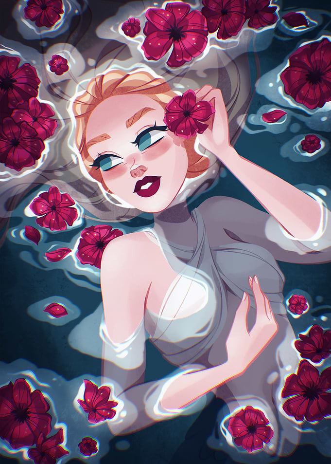 The Rose in the Lake