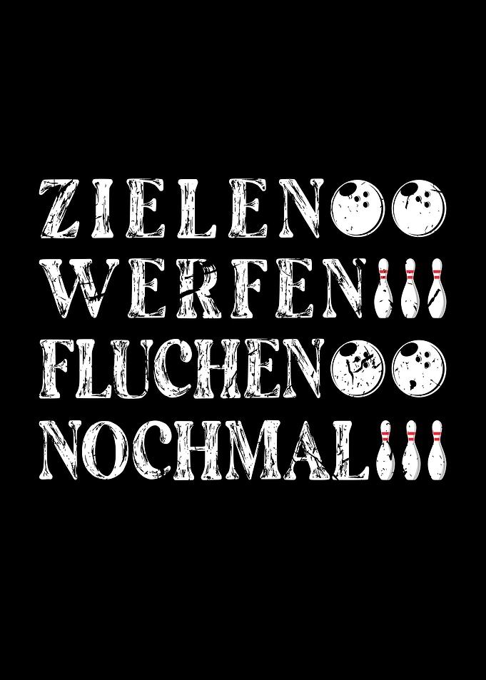 Zielen Werfen Bowling