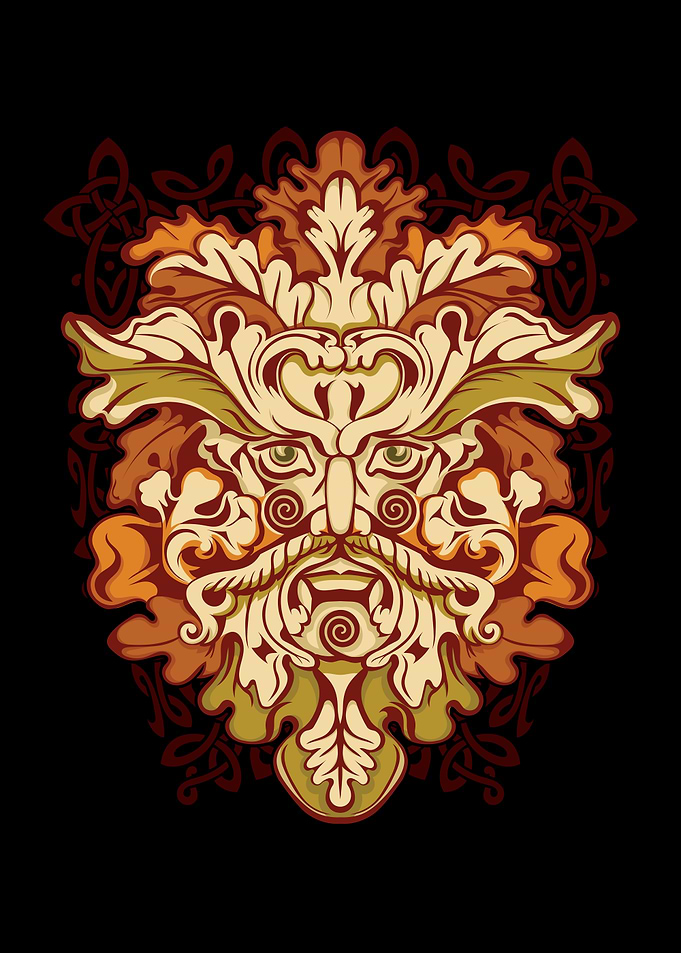 Irish Celtic Green Man