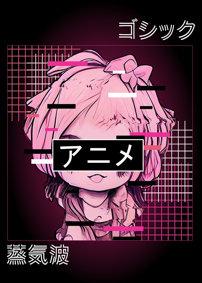 Pink Horror Vampire Chibi