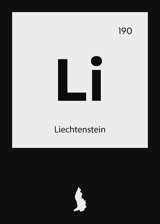 Liechtenstein Country Map