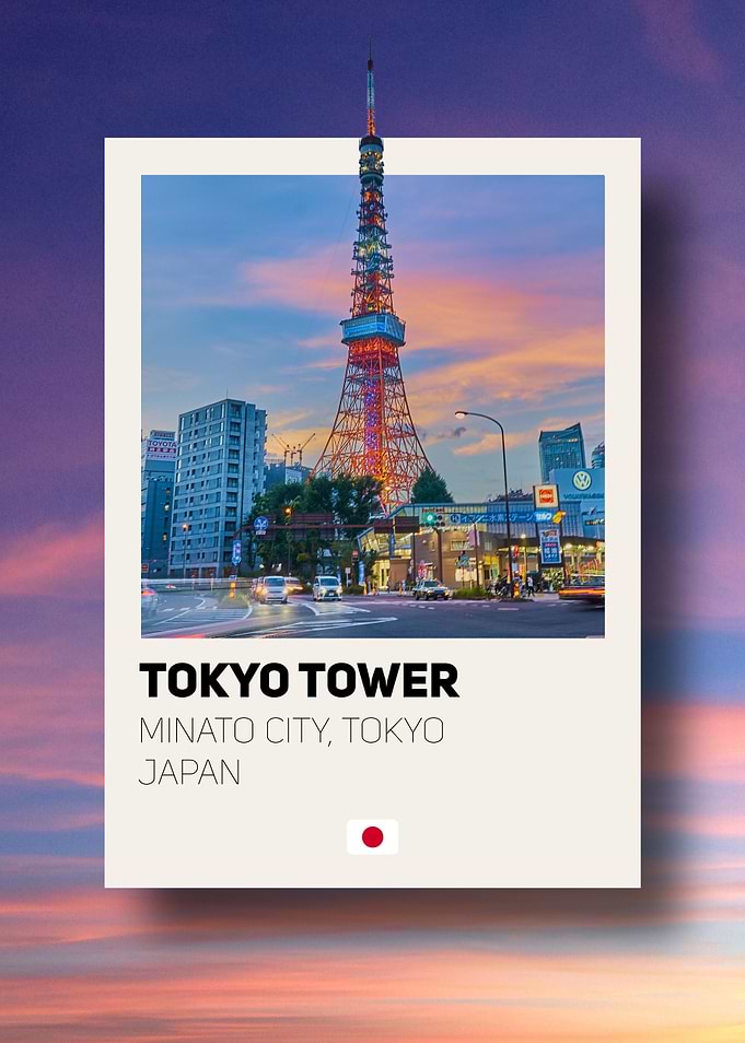 Tokyo Tower Polaroid