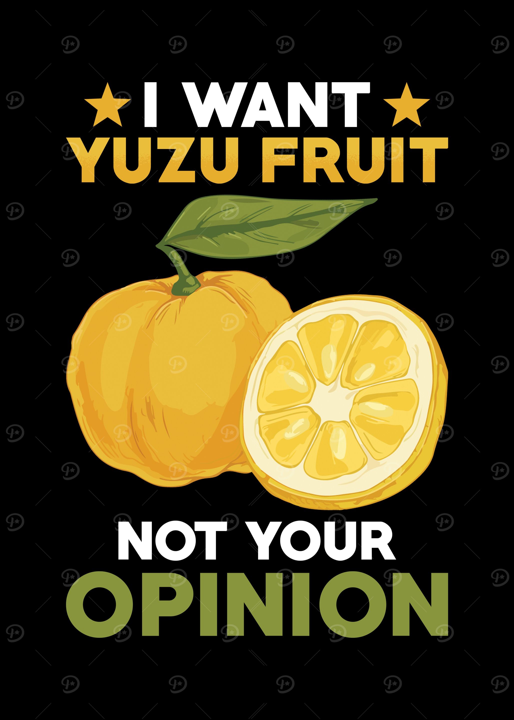 Yuzu Fruit Saying
