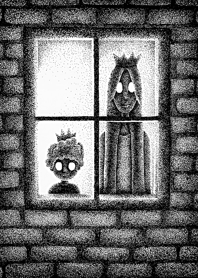Visitors at the window