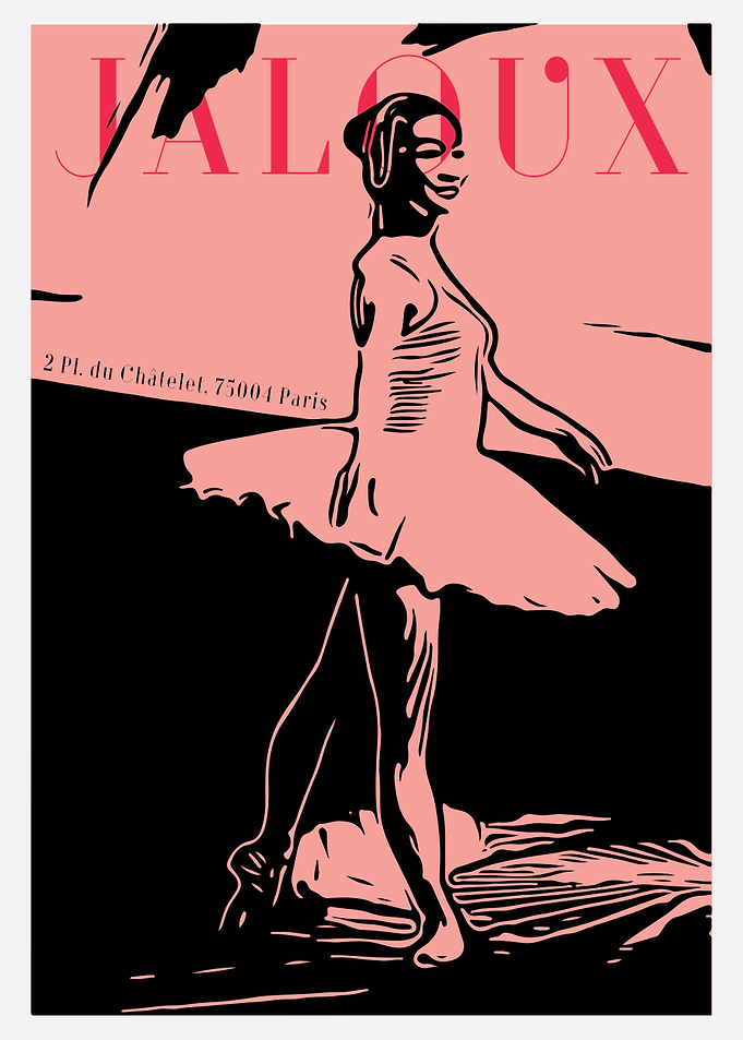 Vintage Ballerina Poster