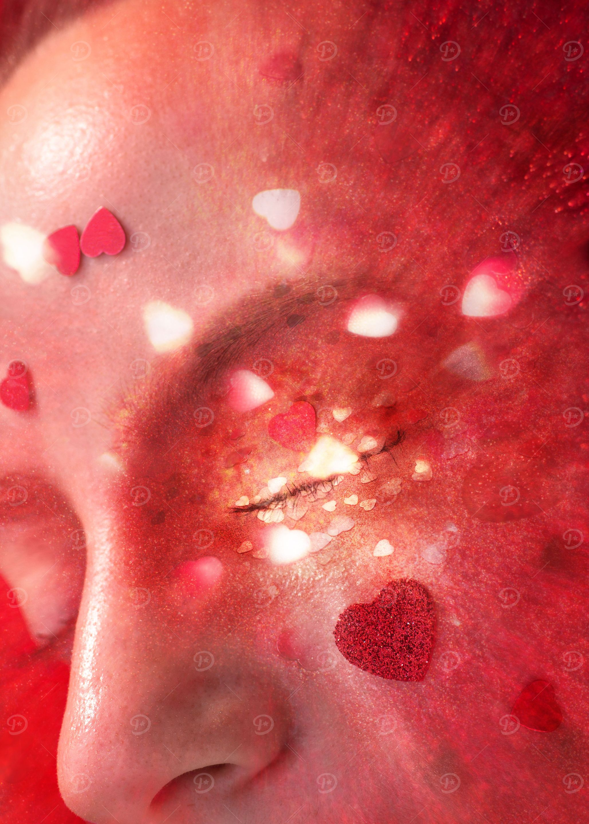 Floating Hearts Eye
