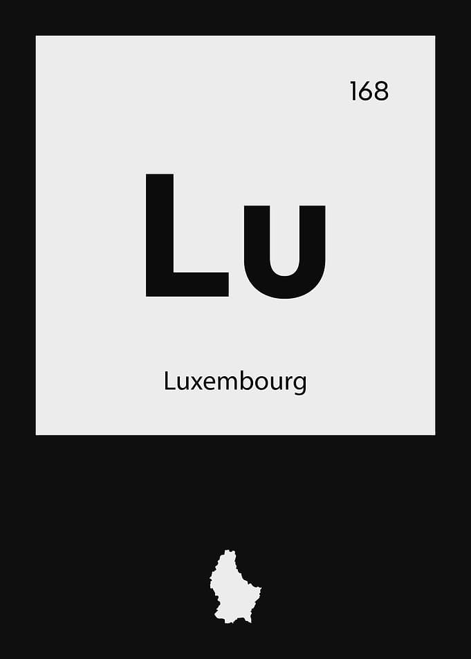 Luxembourg Country Map