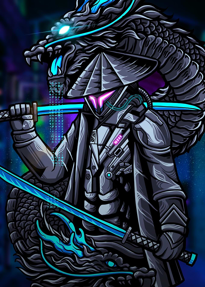 samurai cyberpunk