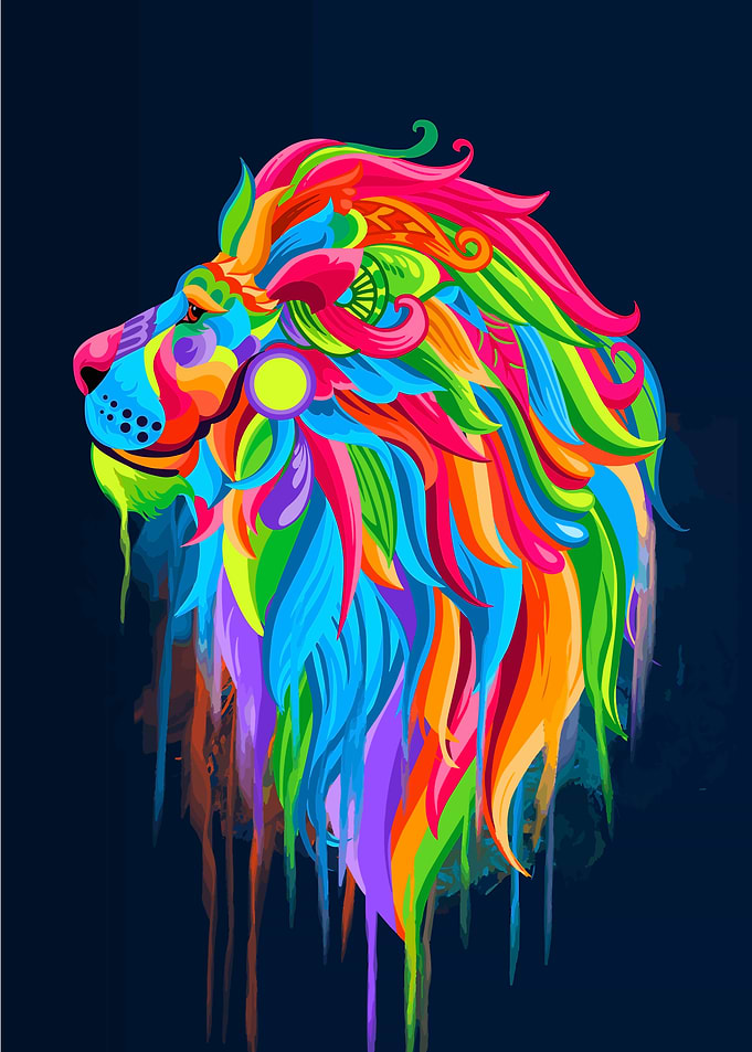 lion king pop art