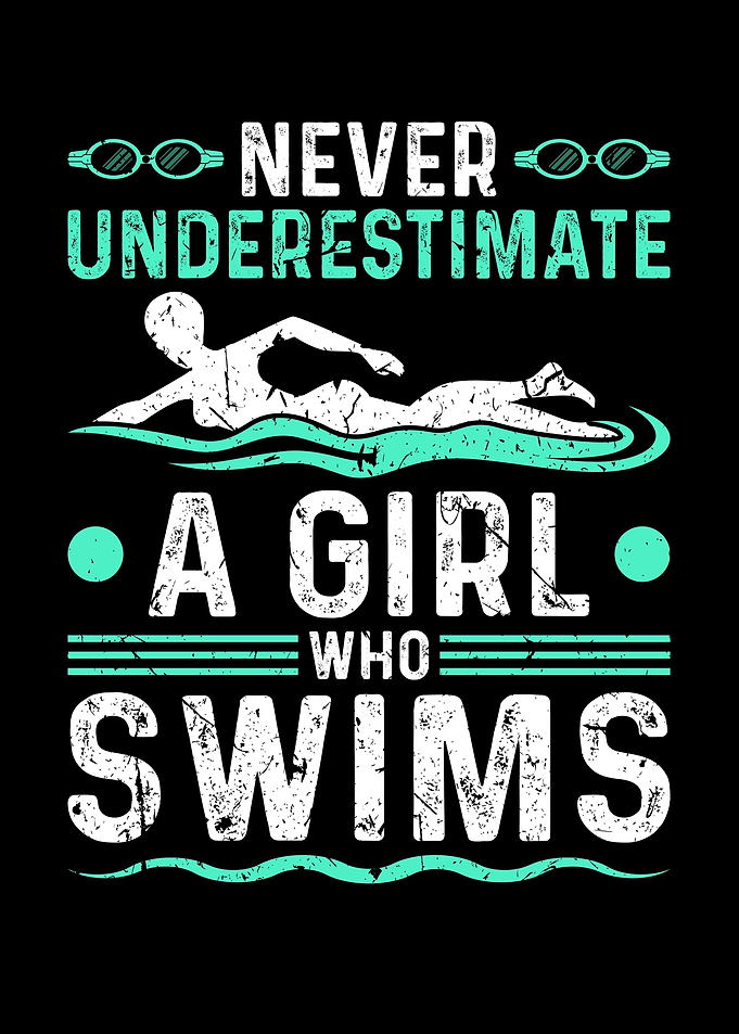 Swimmer Girl Swim