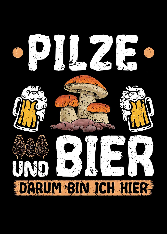 Pilze Bier Pilzsammler