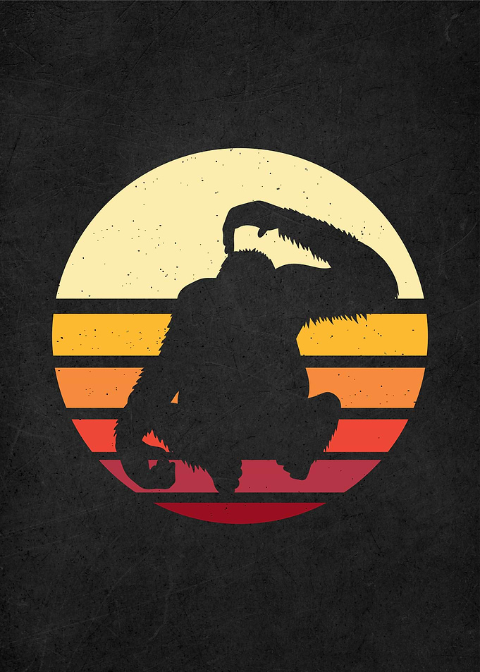 retro vintage animal