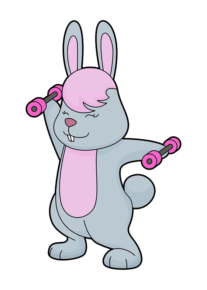 Bunny Fitness Dumbbell