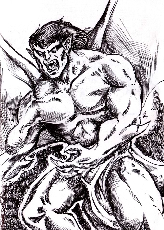 Goliath roaring