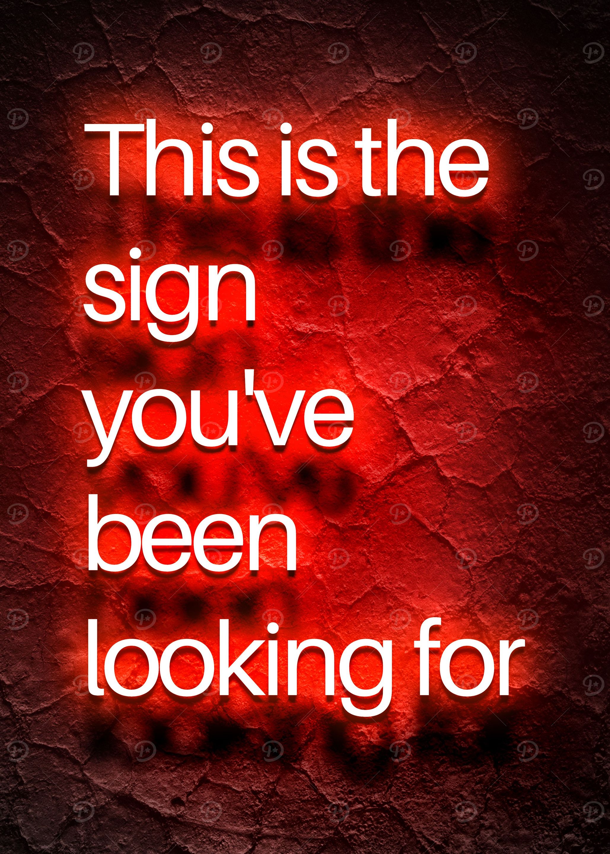 This is it sign