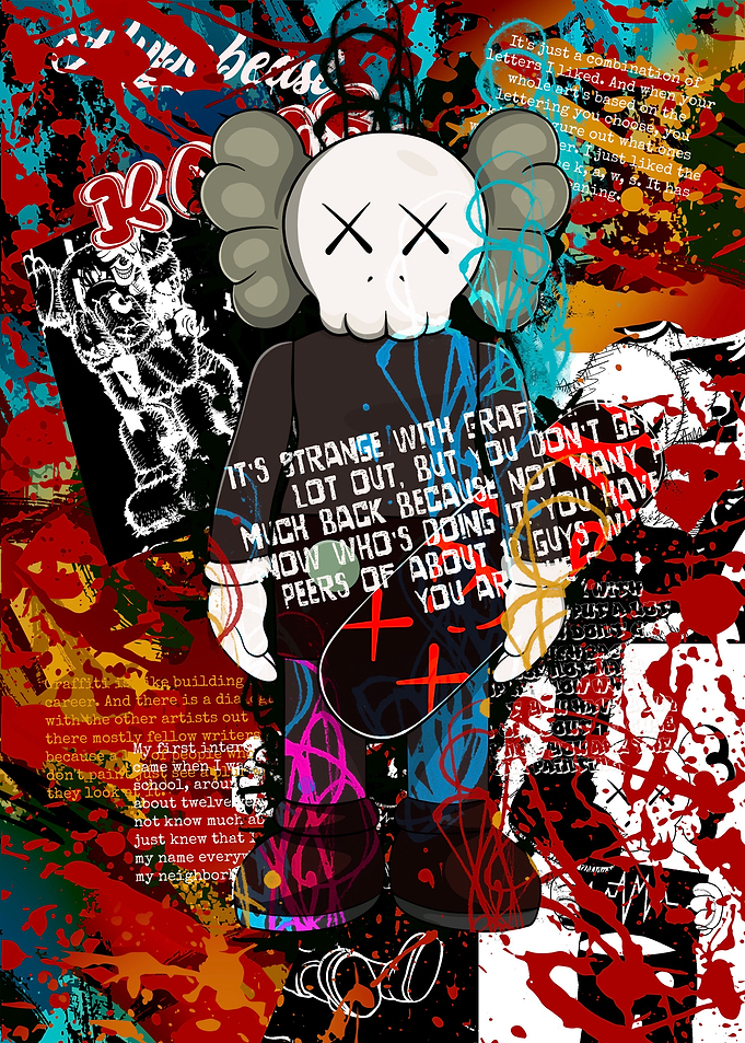 Abstract pop art