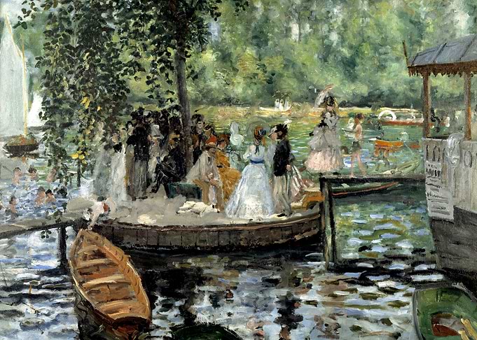 La Grenouillere by Renoir