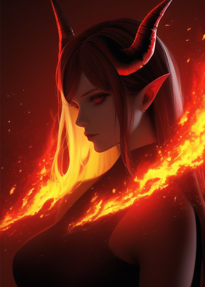 Demon Elf Girl