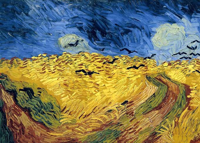 Wheatfield With Crows