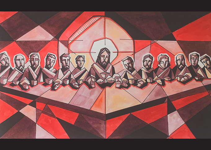 Last supper illustration