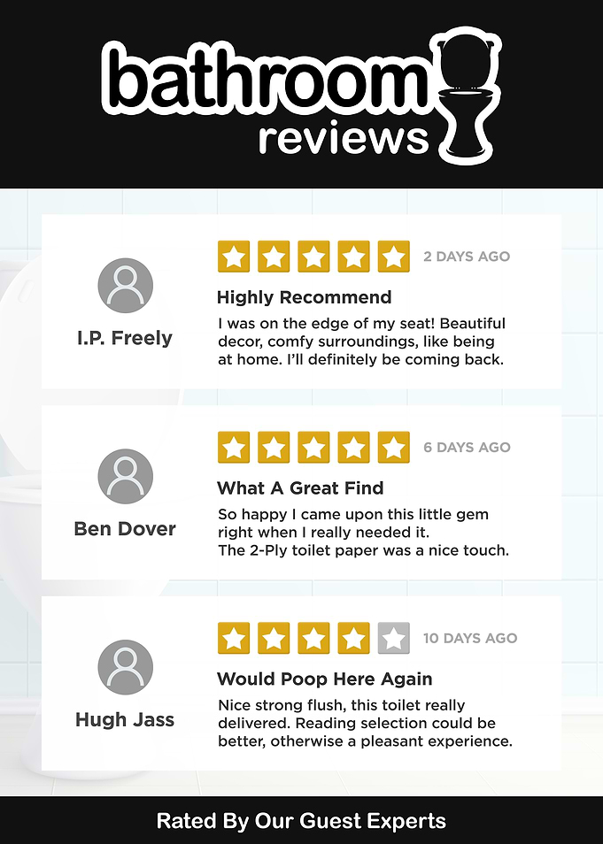 Funny Bathroom Reviews