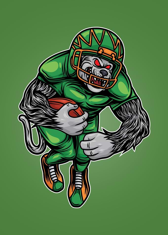 Bulldog mascot football