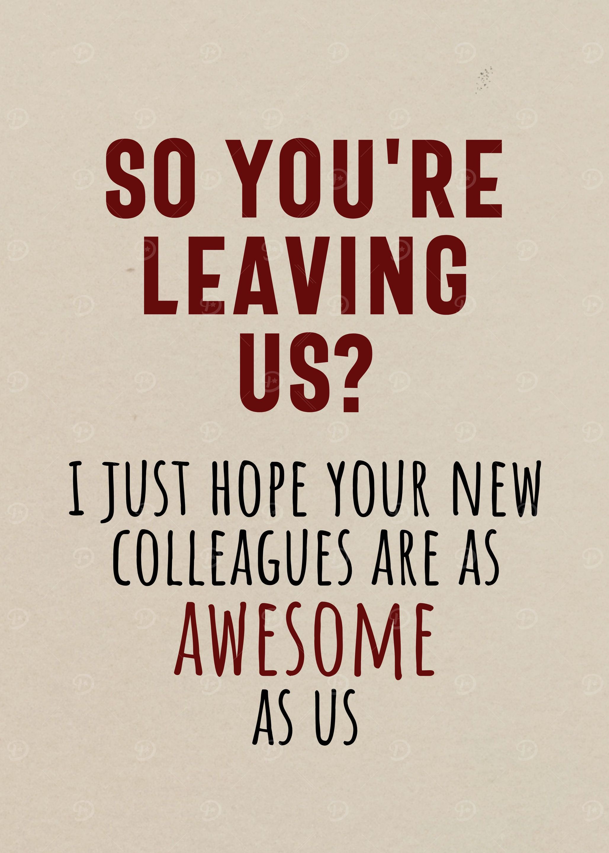 colleague farewell