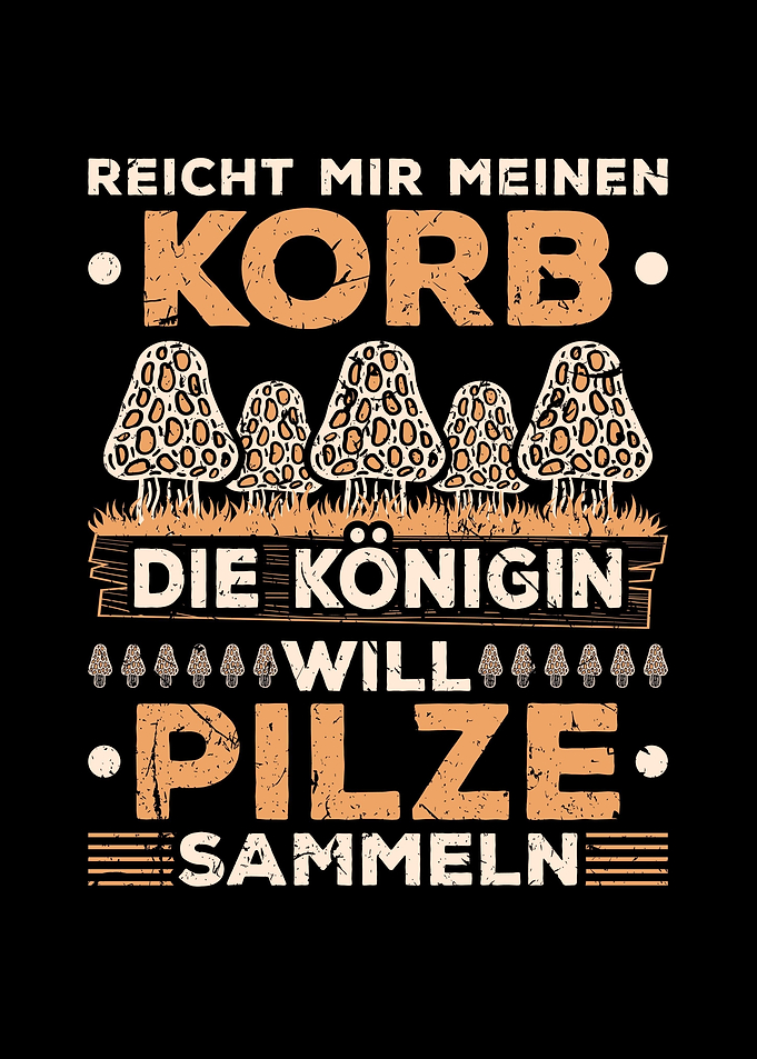 Pilz Korb Pilzsammlerin