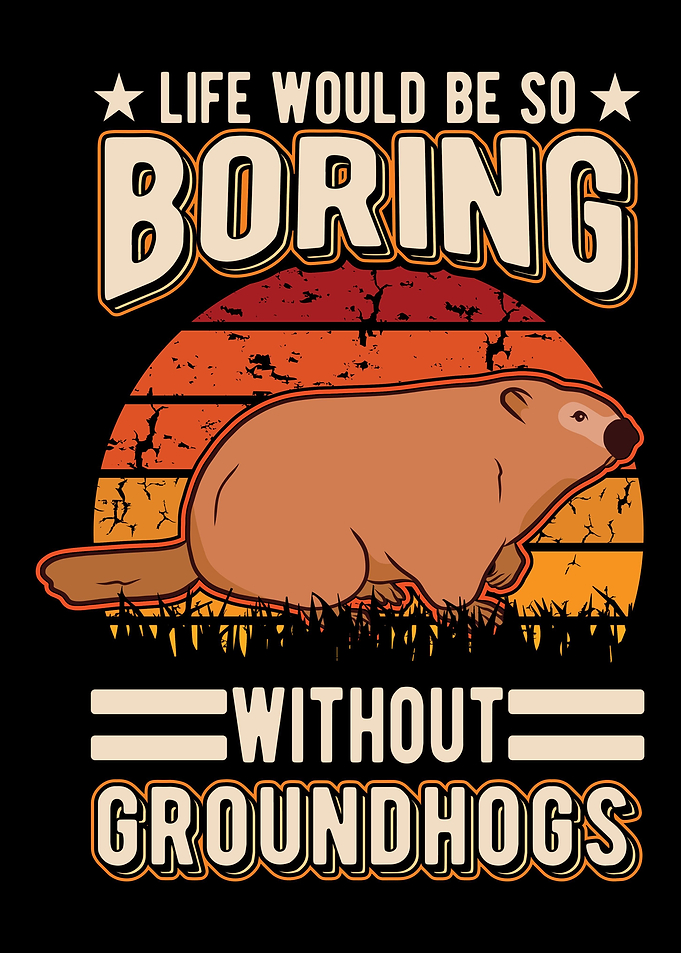 Groundhog Day Marmot Woodc