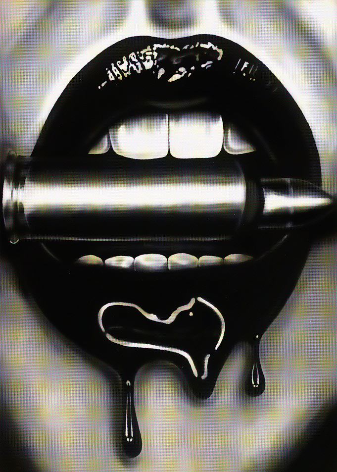 Sexy lips with Bullet