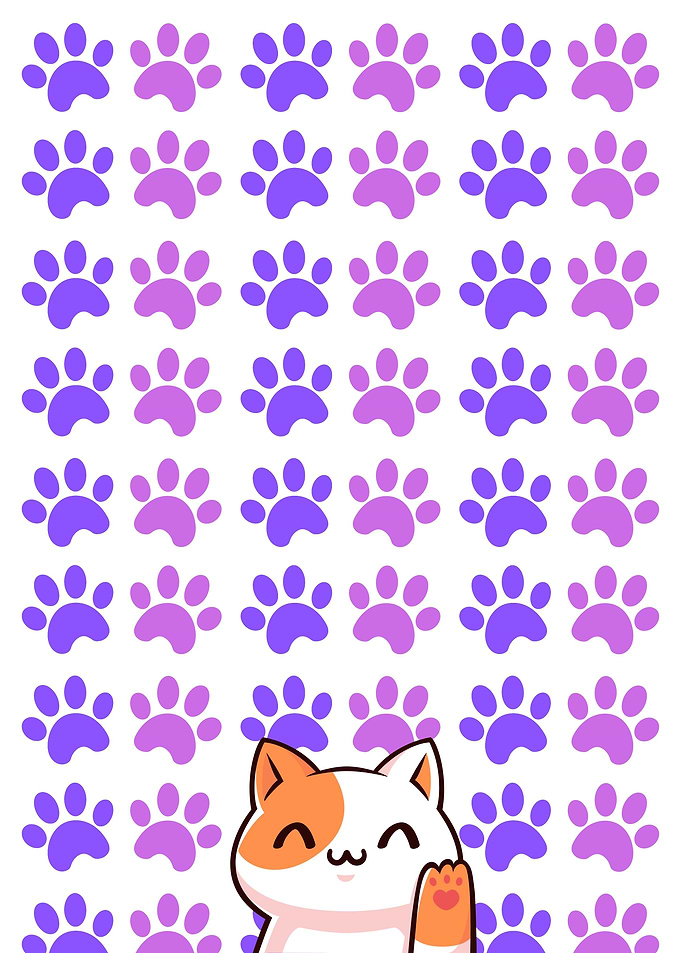 Cat and Paw
