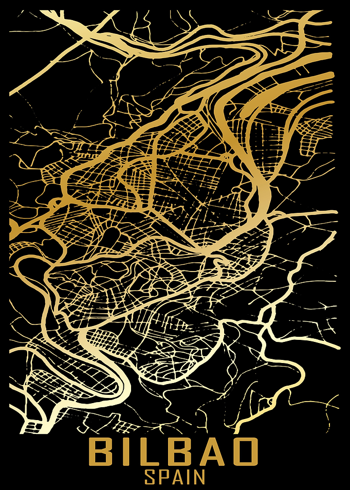 Bilbao Spain City Map