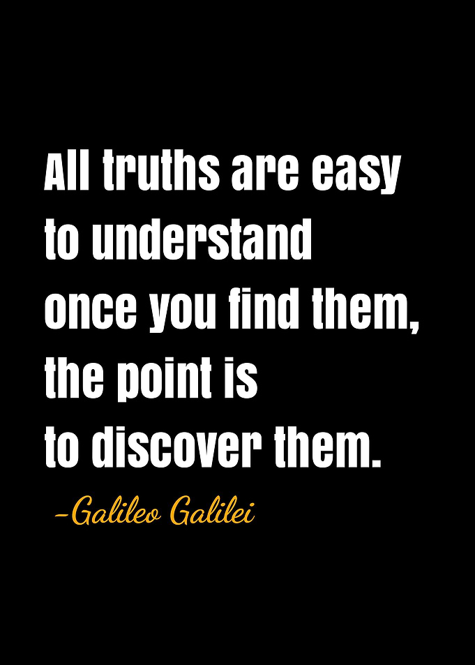Galileo Galilei quotes