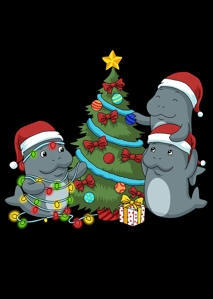 Christmas Tree Manatee