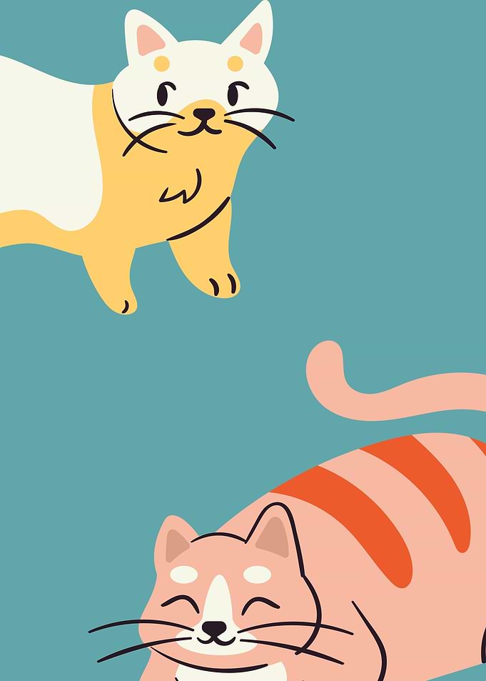 Two cats