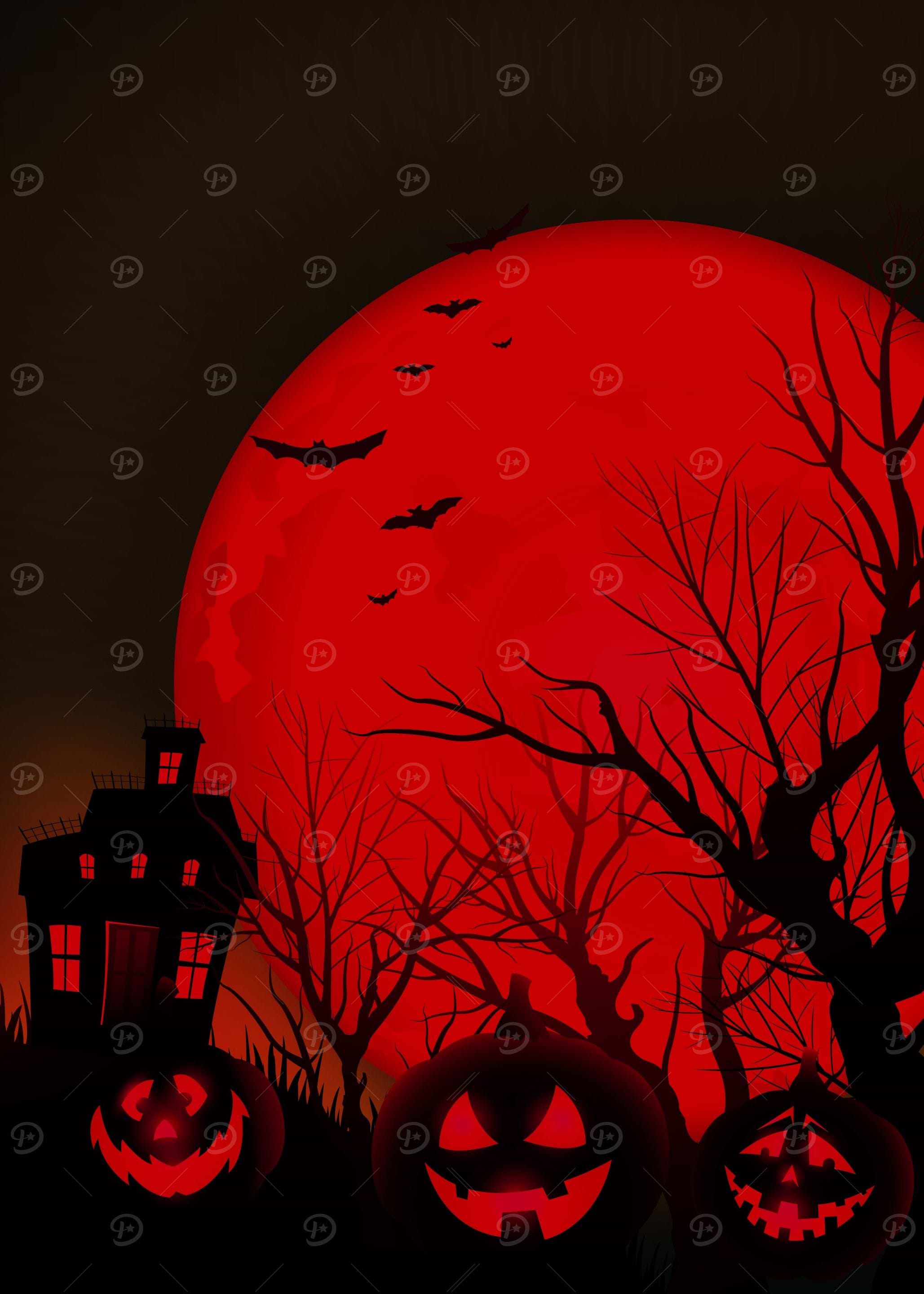 Horror Red Pumpkin