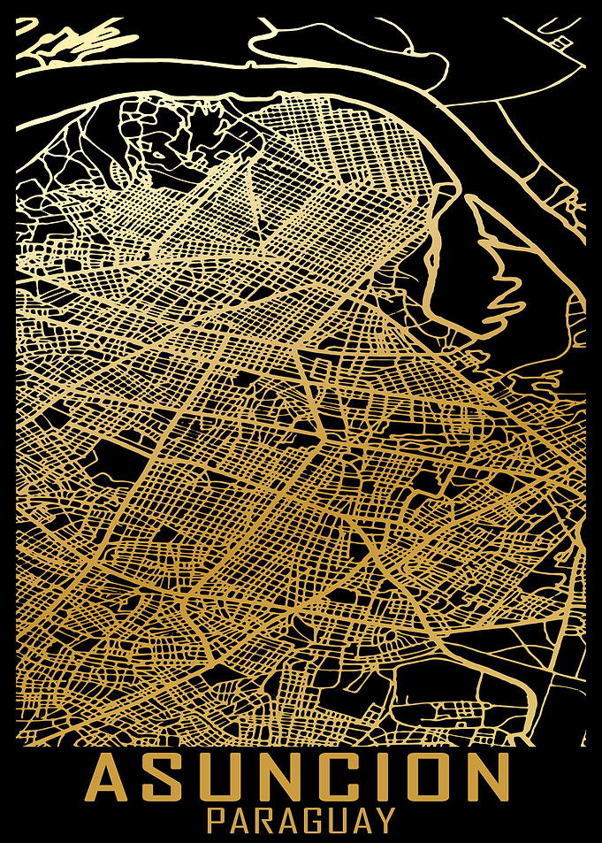 Asuncion Paraguay City Map