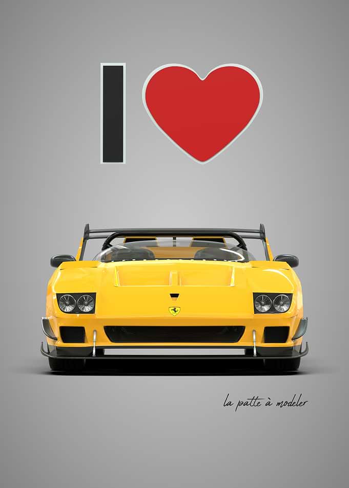 I Love F40 Barchetta