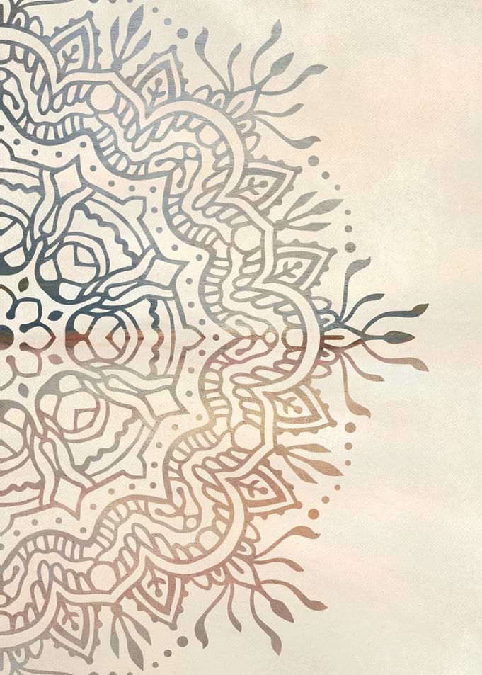 Half mandala no540b