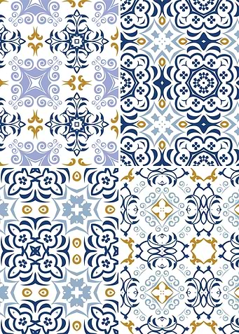 Mediterranean Blue Tile 02