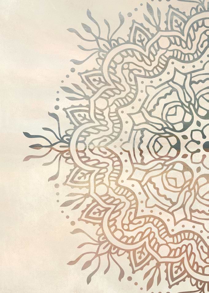 Half mandala no540a