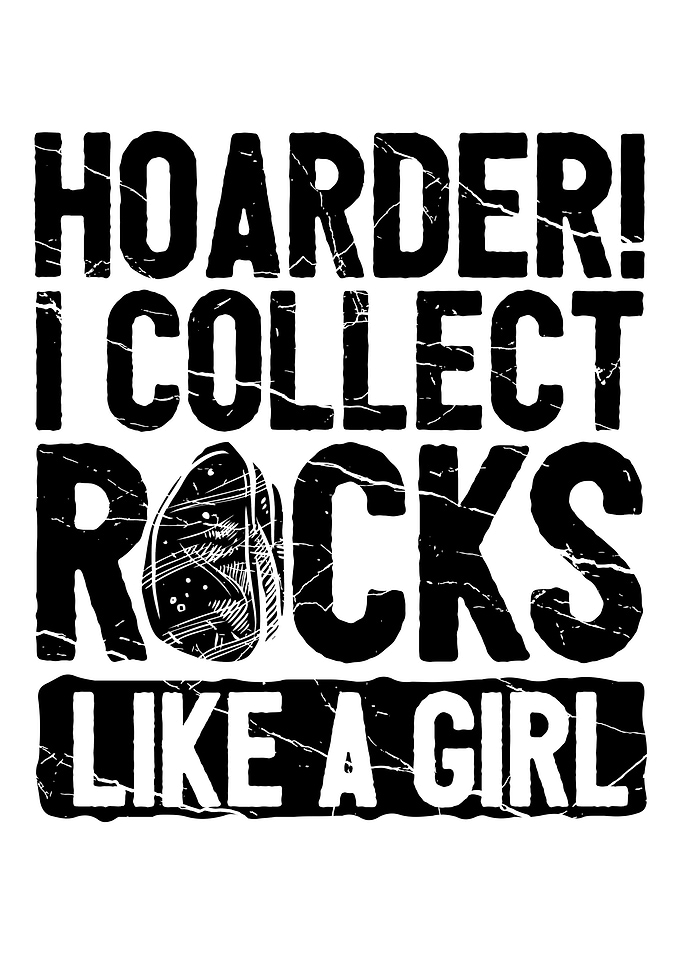 Funny Rock Hunting Girl