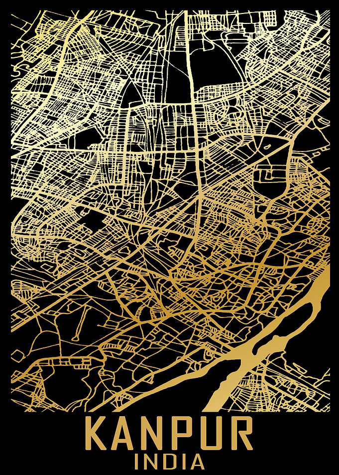 Kanpur India City Map