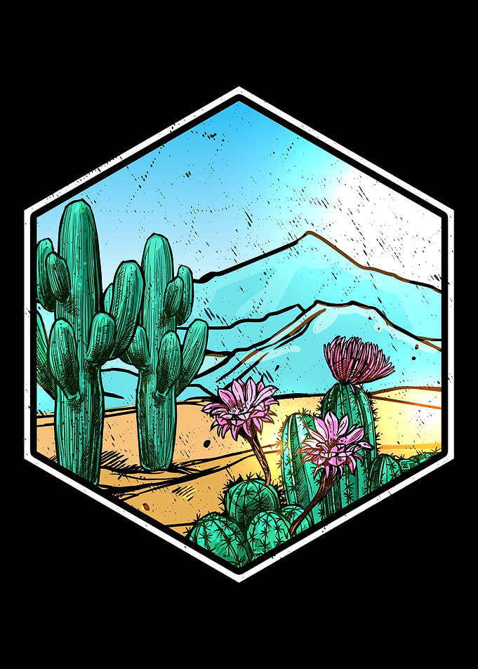 Colorful Desert Landscape