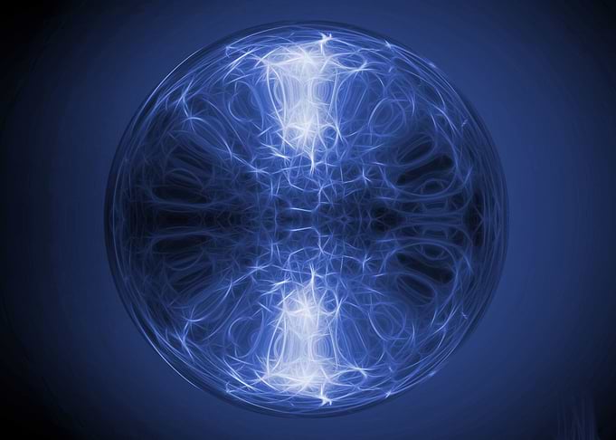 Circles blue