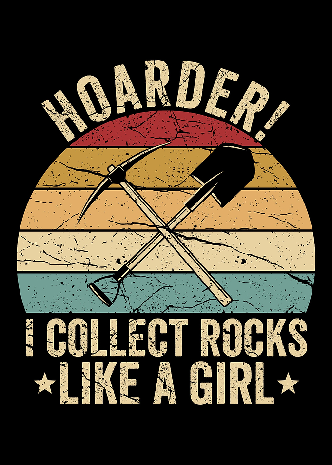 Funny Rock Hunting Girl