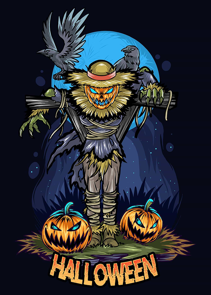 Halloween Pumpkins Poster