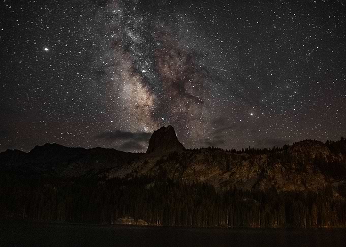 Milky Way Over Lake George