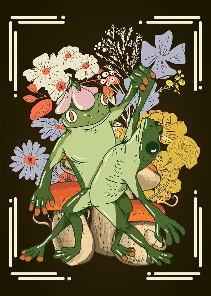 Cute Dancing Frogs